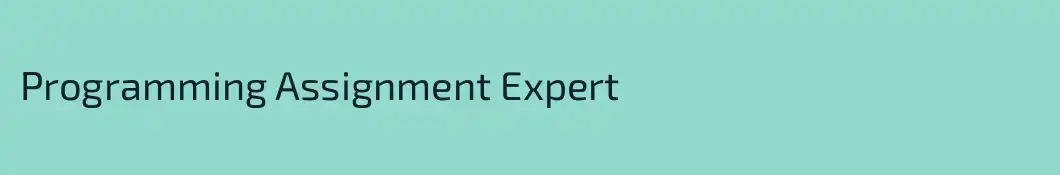 Programming Assignment Expert